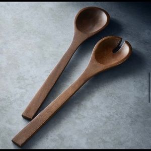 Williams Sonoma wood salad server